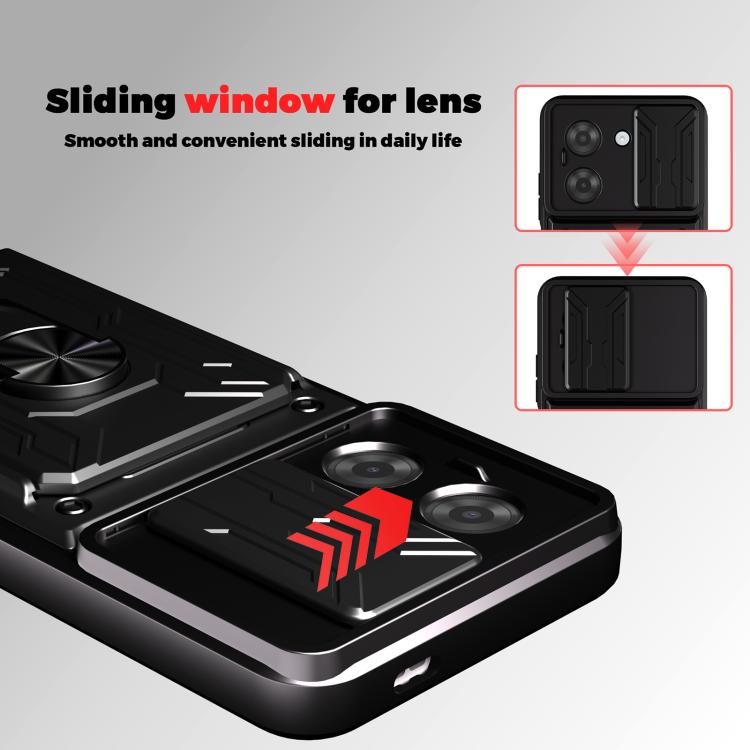 Sliding Camshield TPU+PC Phone Case with Card Slot, For Redmi A5 4G 173.3mm, For Redmi Note 14 Pro 4G, For Redmi Note 14 4G 163.25mm, For Redmi Note 14 5G, For Redmi Note 14 Pro+ 5G, For Redmi Note 14 Pro 5G, For Redmi 13 4G Global, For Redmi A3�������...
