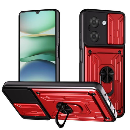 Sliding Camshield TPU+PC Phone Case with Card Slot, For Redmi A5 4G 173.3mm, For Redmi Note 14 Pro 4G, For Redmi Note 14 4G 163.25mm, For Redmi Note 14 5G, For Redmi Note 14 Pro+ 5G, For Redmi Note 14 Pro 5G, For Redmi 13 4G Global, For Redmi A3�������...