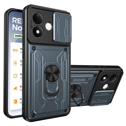 Sliding Camshield TPU+PC Phone Case with Card Slot, For Redmi Note 17 5G Global 169.7mm, For Redmi Note 17 Pro 5G Global 163.5mm, For Redmi A5 4G 173.3mm, For Redmi Note 14 Pro 4G, For Redmi Note 14 4G 163.25mm, For Redmi Note 14 5G                    ...