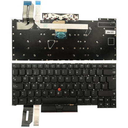 Spanish Version Backlight Laptop Keyboard, For Lenovo ThinkPad E480 / E495 / L480, For Lenovo ThinkPad T490s / T495s, For Lenovo ThinkPad E580 / L580 / E585