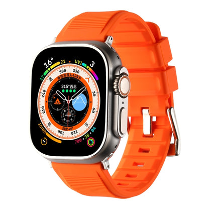 Double Ring Silicone Watch Band, For Apple Watch Ultra 49mm, For Apple Watch SE 2023 44mm, For Apple Watch SE 2023 40mm, For Apple Watch 8 41mm, For Apple Watch Ultra 2 49mm, For Apple Watch 8 45mm, For Apple Watch 9 45mm, For Apple Watch SE 2022 40mm