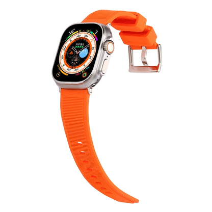 Double Ring Silicone Watch Band, For Apple Watch Ultra 49mm, For Apple Watch SE 2023 44mm, For Apple Watch SE 2023 40mm, For Apple Watch 8 41mm, For Apple Watch Ultra 2 49mm, For Apple Watch 8 45mm, For Apple Watch 9 45mm, For Apple Watch SE 2022 40mm