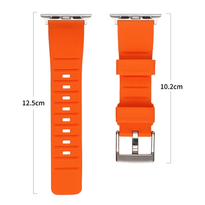 Double Ring Silicone Watch Band, For Apple Watch Ultra 49mm, For Apple Watch SE 2023 44mm, For Apple Watch SE 2023 40mm, For Apple Watch 8 41mm, For Apple Watch Ultra 2 49mm, For Apple Watch 8 45mm, For Apple Watch 9 45mm, For Apple Watch SE 2022 40mm