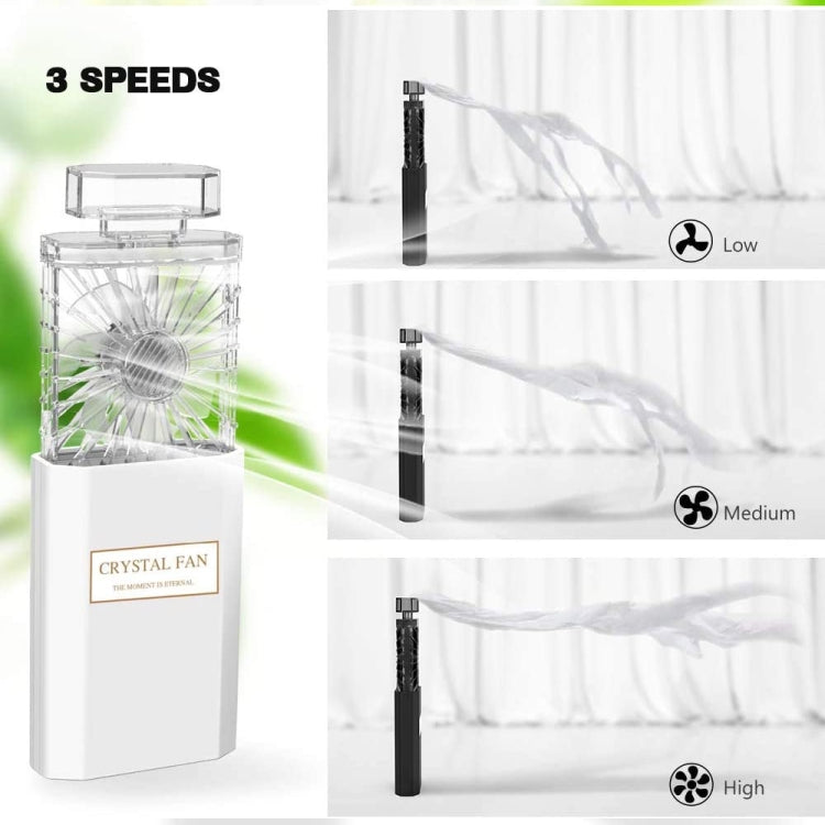 Ventilateur portable en forme de parfum, ventilateur à pales cachées