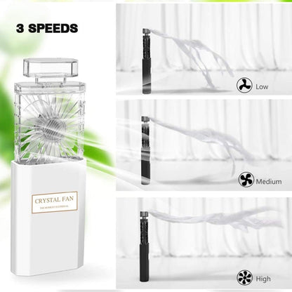 Ventilateur portable en forme de parfum, ventilateur à pales cachées