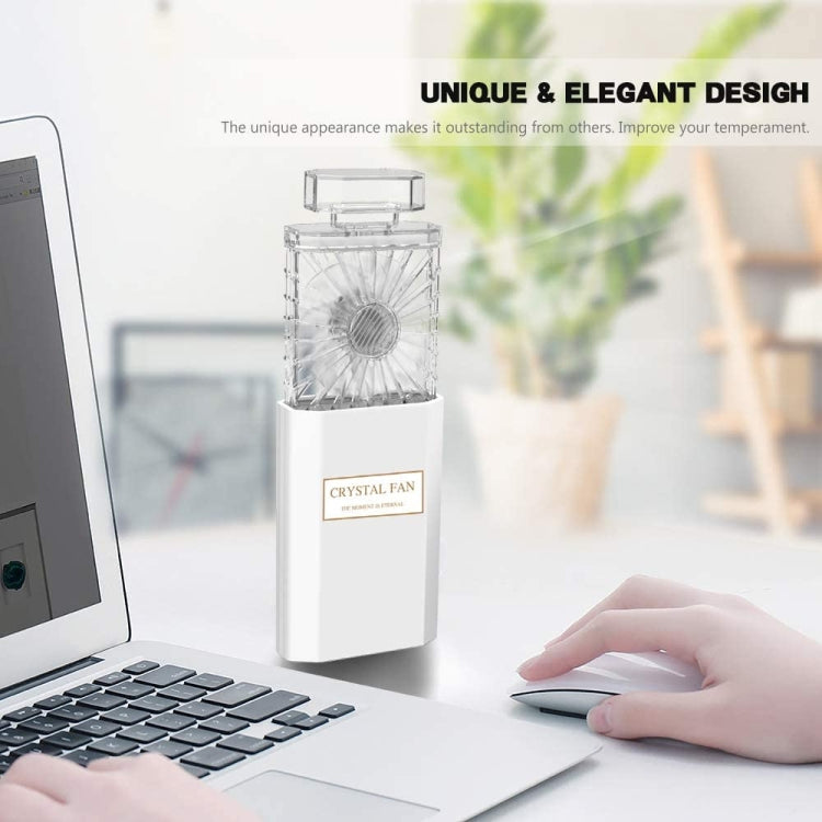 Ventilateur portable en forme de parfum, ventilateur à pales cachées