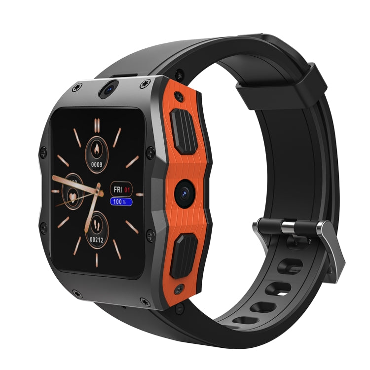 Model X 1.99 inch IP68 Waterproof Android 9.0 4G Dual Cameras Matte Smart Watch, 2GB+16GB, 4GB+128GB