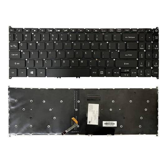 Clavier rétroéclairé pour ordinateur portable, version américaine, pour Acer R5-471, Acer Swift 3 SF315-51 et Acer Swift 3 SF314-54
