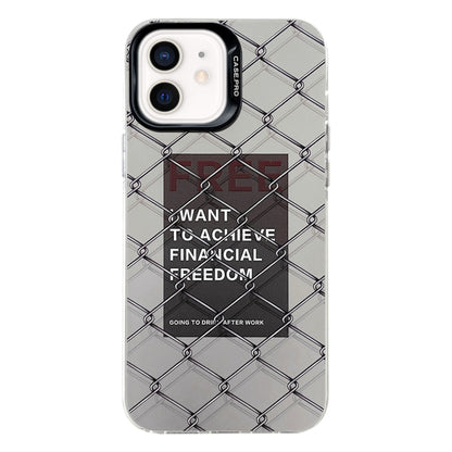 Electroplated Silver Series PC Protective Phone Case, For iPhone 14 Pro Max, For iPhone 13 Pro Max, For iPhone 13 Pro, For iPhone 13, For iPhone 12