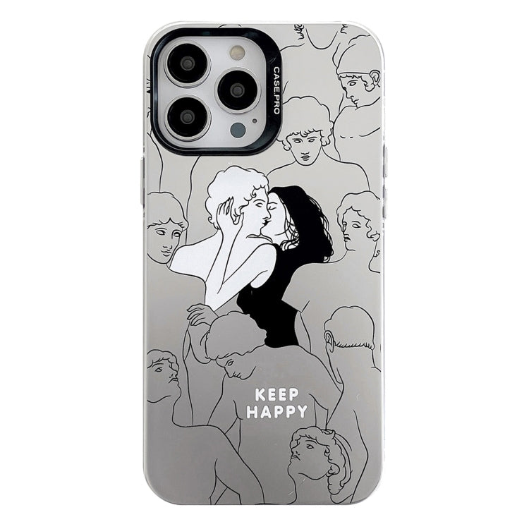 Electroplated Silver Series PC Protective Phone Case, For iPhone 14 Pro Max, For iPhone 13 Pro Max, For iPhone 13 Pro, For iPhone 13, For iPhone 12