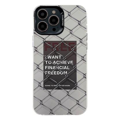 Electroplated Silver Series PC Protective Phone Case, For iPhone 14 Pro Max, For iPhone 13 Pro Max, For iPhone 13 Pro, For iPhone 13, For iPhone 12