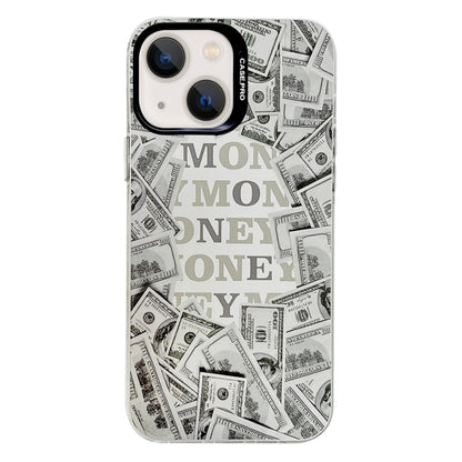 Electroplated Silver Series PC Protective Phone Case, For iPhone 15 Pro, For iPhone 15 Plus, For iPhone 15, For iPhone 14, For iPhone 14 Pro