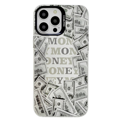 Electroplated Silver Series PC Protective Phone Case, For iPhone 15 Pro, For iPhone 15 Plus, For iPhone 15, For iPhone 14, For iPhone 14 Pro
