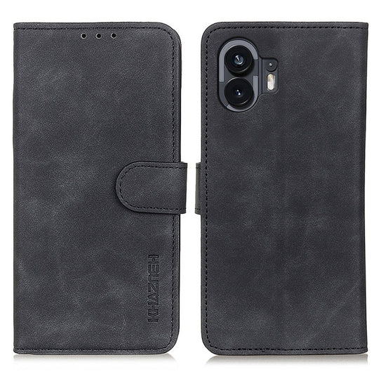 KHAZNEH Retro Texture Leather Phone Case, For Nothing Phone 2
