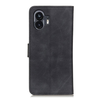 KHAZNEH Retro Texture Leather Phone Case, For Nothing Phone 2
