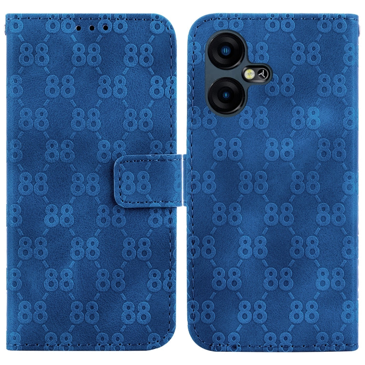 Double 8-shaped Embossed Leather Phone Case, For Tecno Pova 5 Pro, For Tecno Pova Neo 3, For Tecno Pova 5, For Tecno Camon 20 Premier 5G, For Tecno Camon 20 Pro 5G, For Tecno Camon 20 Pro 4G / Camon 20, For Tecno Spark 10 5G                            ...