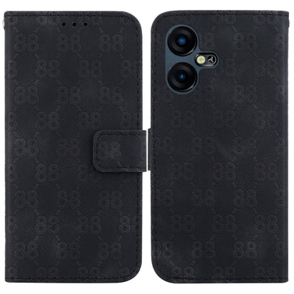 Double 8-shaped Embossed Leather Phone Case, For Tecno Pova 5 Pro, For Tecno Pova Neo 3, For Tecno Pova 5, For Tecno Camon 20 Premier 5G, For Tecno Camon 20 Pro 5G, For Tecno Camon 20 Pro 4G / Camon 20, For Tecno Spark 10 5G                            ...
