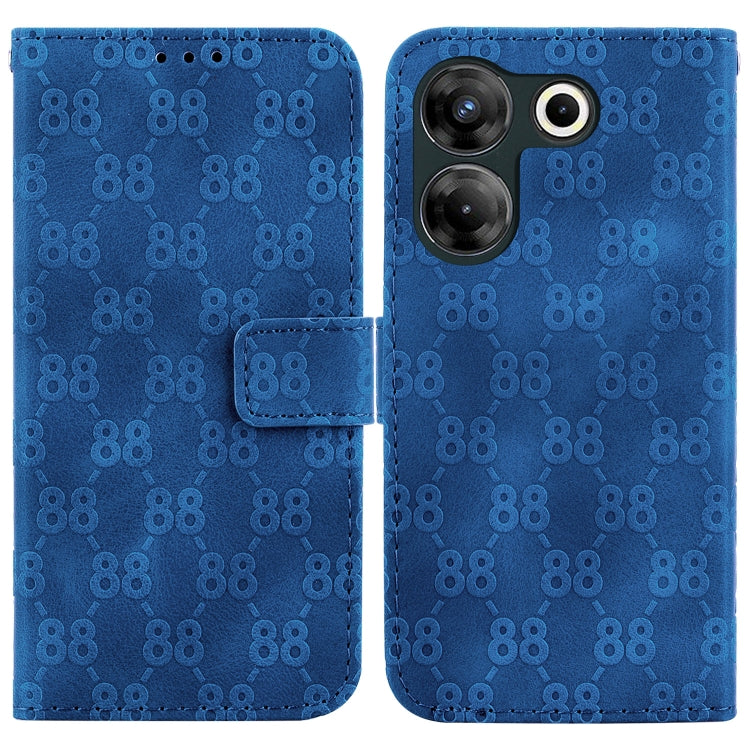 Double 8-shaped Embossed Leather Phone Case, For Tecno Pova 5 Pro, For Tecno Pova Neo 3, For Tecno Pova 5, For Tecno Camon 20 Premier 5G, For Tecno Camon 20 Pro 5G, For Tecno Camon 20 Pro 4G / Camon 20, For Tecno Spark 10 5G                            ...