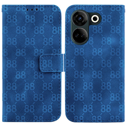 Double 8-shaped Embossed Leather Phone Case, For Tecno Pova 5 Pro, For Tecno Pova Neo 3, For Tecno Pova 5, For Tecno Camon 20 Premier 5G, For Tecno Camon 20 Pro 5G, For Tecno Camon 20 Pro 4G / Camon 20, For Tecno Spark 10 5G                            ...