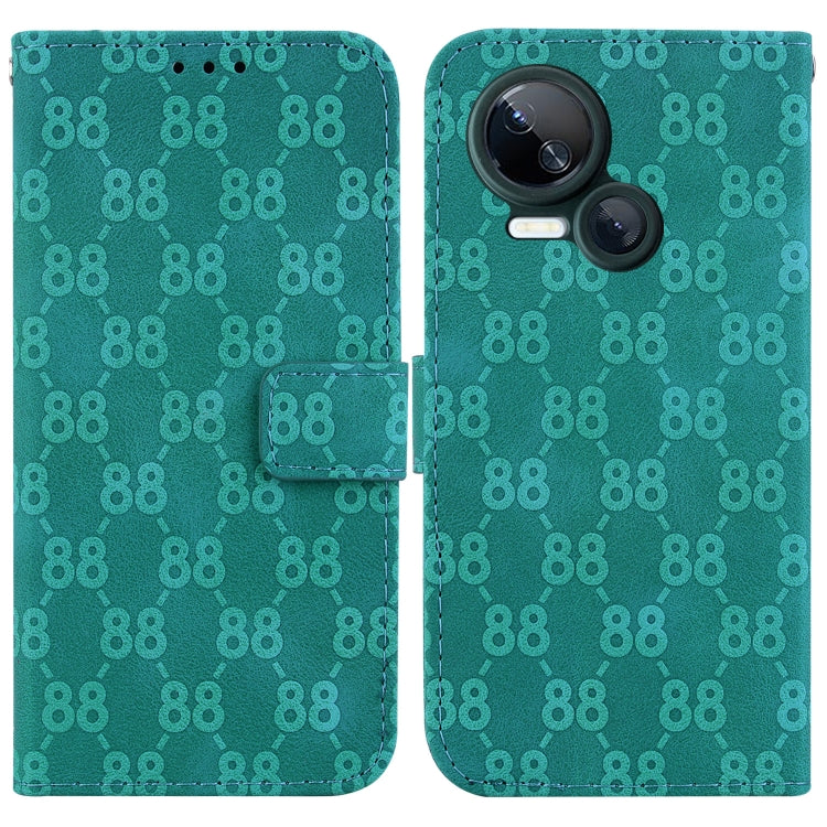 Double 8-shaped Embossed Leather Phone Case, For Tecno Pova 5 Pro, For Tecno Pova Neo 3, For Tecno Pova 5, For Tecno Camon 20 Premier 5G, For Tecno Camon 20 Pro 5G, For Tecno Camon 20 Pro 4G / Camon 20, For Tecno Spark 10 5G                            ...