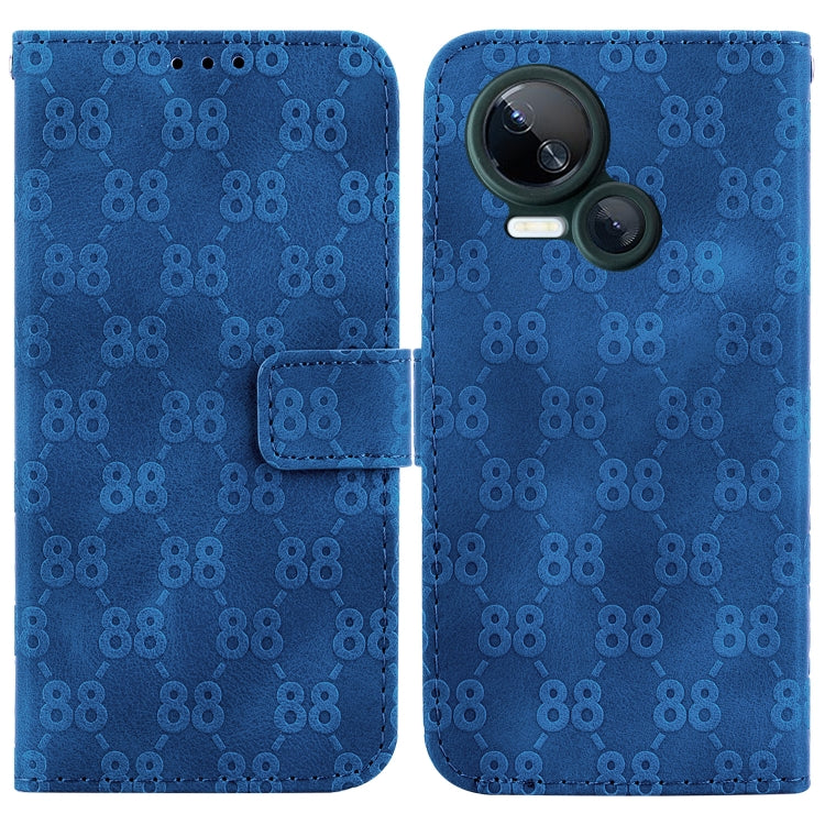 Double 8-shaped Embossed Leather Phone Case, For Tecno Pova 5 Pro, For Tecno Pova Neo 3, For Tecno Pova 5, For Tecno Camon 20 Premier 5G, For Tecno Camon 20 Pro 5G, For Tecno Camon 20 Pro 4G / Camon 20, For Tecno Spark 10 5G                            ...