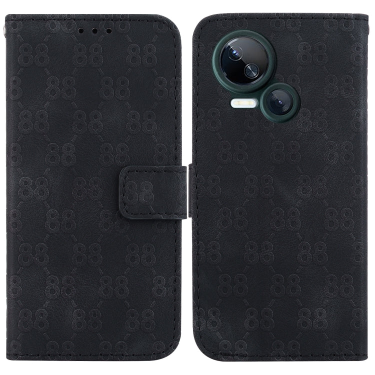 Double 8-shaped Embossed Leather Phone Case, For Tecno Pova 5 Pro, For Tecno Pova Neo 3, For Tecno Pova 5, For Tecno Camon 20 Premier 5G, For Tecno Camon 20 Pro 5G, For Tecno Camon 20 Pro 4G / Camon 20, For Tecno Spark 10 5G                            ...