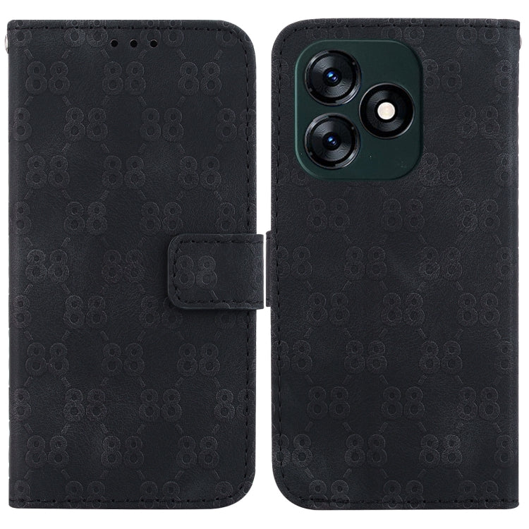 Double 8-shaped Embossed Leather Phone Case, For Tecno Pova 5 Pro, For Tecno Pova Neo 3, For Tecno Pova 5, For Tecno Camon 20 Premier 5G, For Tecno Camon 20 Pro 5G, For Tecno Camon 20 Pro 4G / Camon 20, For Tecno Spark 10 5G                            ...