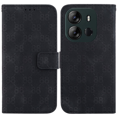 Double 8-shaped Embossed Leather Phone Case, For Tecno Pova 5 Pro, For Tecno Pova Neo 3, For Tecno Pova 5, For Tecno Camon 20 Premier 5G, For Tecno Camon 20 Pro 5G, For Tecno Camon 20 Pro 4G / Camon 20, For Tecno Spark 10 5G                            ...