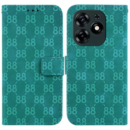 Double 8-shaped Embossed Leather Phone Case, For Tecno Pova 5 Pro, For Tecno Pova Neo 3, For Tecno Pova 5, For Tecno Camon 20 Premier 5G, For Tecno Camon 20 Pro 5G, For Tecno Camon 20 Pro 4G / Camon 20, For Tecno Spark 10 5G                            ...