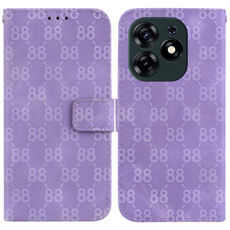 Double 8-shaped Embossed Leather Phone Case, For Tecno Pova 5 Pro, For Tecno Pova Neo 3, For Tecno Pova 5, For Tecno Camon 20 Premier 5G, For Tecno Camon 20 Pro 5G, For Tecno Camon 20 Pro 4G / Camon 20, For Tecno Spark 10 5G                            ...