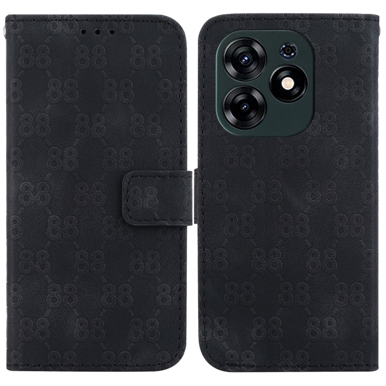 Double 8-shaped Embossed Leather Phone Case, For Tecno Pova 5 Pro, For Tecno Pova Neo 3, For Tecno Pova 5, For Tecno Camon 20 Premier 5G, For Tecno Camon 20 Pro 5G, For Tecno Camon 20 Pro 4G / Camon 20, For Tecno Spark 10 5G                            ...