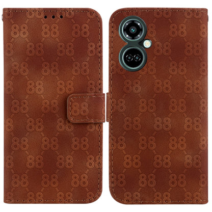 Double 8-shaped Embossed Leather Phone Case, For Tecno Pova 5 Pro, For Tecno Pova Neo 3, For Tecno Pova 5, For Tecno Camon 20 Premier 5G, For Tecno Camon 20 Pro 5G, For Tecno Camon 20 Pro 4G / Camon 20, For Tecno Spark 10 5G                            ...