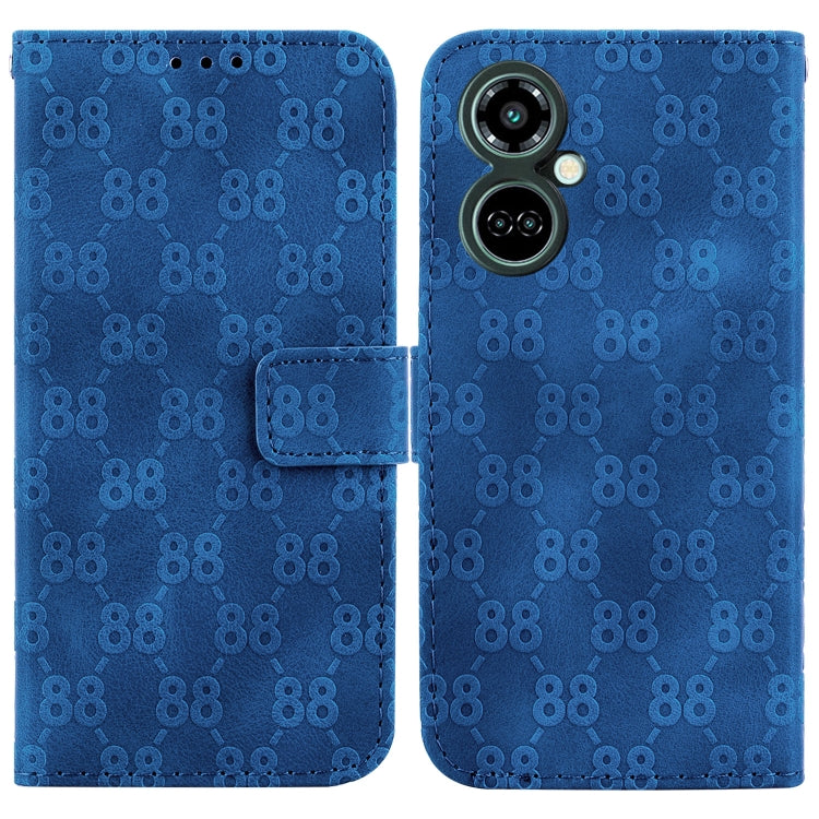 Double 8-shaped Embossed Leather Phone Case, For Tecno Pova 5 Pro, For Tecno Pova Neo 3, For Tecno Pova 5, For Tecno Camon 20 Premier 5G, For Tecno Camon 20 Pro 5G, For Tecno Camon 20 Pro 4G / Camon 20, For Tecno Spark 10 5G                            ...