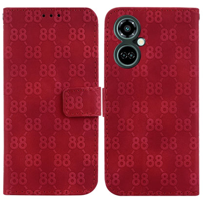 Double 8-shaped Embossed Leather Phone Case, For Tecno Pova 5 Pro, For Tecno Pova Neo 3, For Tecno Pova 5, For Tecno Camon 20 Premier 5G, For Tecno Camon 20 Pro 5G, For Tecno Camon 20 Pro 4G / Camon 20, For Tecno Spark 10 5G                            ...