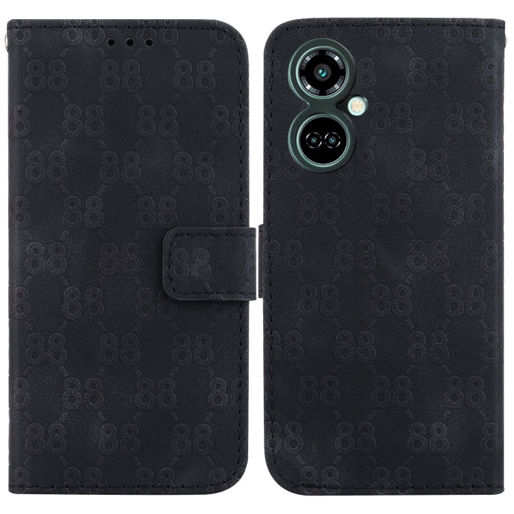 Double 8-shaped Embossed Leather Phone Case, For Tecno Pova 5 Pro, For Tecno Pova Neo 3, For Tecno Pova 5, For Tecno Camon 20 Premier 5G, For Tecno Camon 20 Pro 5G, For Tecno Camon 20 Pro 4G / Camon 20, For Tecno Spark 10 5G                            ...