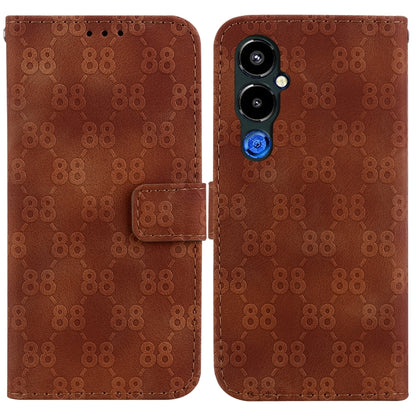 Double 8-shaped Embossed Leather Phone Case, For Tecno Pova 5 Pro, For Tecno Pova Neo 3, For Tecno Pova 5, For Tecno Camon 20 Premier 5G, For Tecno Camon 20 Pro 5G, For Tecno Camon 20 Pro 4G / Camon 20, For Tecno Spark 10 5G                            ...