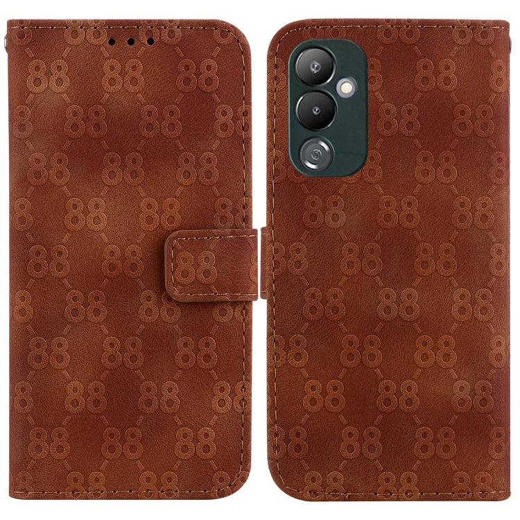 Double 8-shaped Embossed Leather Phone Case, For Tecno Pova 5 Pro, For Tecno Pova Neo 3, For Tecno Pova 5, For Tecno Camon 20 Premier 5G, For Tecno Camon 20 Pro 5G, For Tecno Camon 20 Pro 4G / Camon 20, For Tecno Spark 10 5G                            ...
