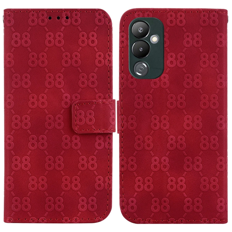 Double 8-shaped Embossed Leather Phone Case, For Tecno Pova 5 Pro, For Tecno Pova Neo 3, For Tecno Pova 5, For Tecno Camon 20 Premier 5G, For Tecno Camon 20 Pro 5G, For Tecno Camon 20 Pro 4G / Camon 20, For Tecno Spark 10 5G                            ...