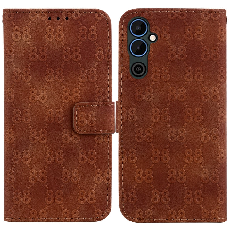 Double 8-shaped Embossed Leather Phone Case, For Tecno Pova 5 Pro, For Tecno Pova Neo 3, For Tecno Pova 5, For Tecno Camon 20 Premier 5G, For Tecno Camon 20 Pro 5G, For Tecno Camon 20 Pro 4G / Camon 20, For Tecno Spark 10 5G                            ...