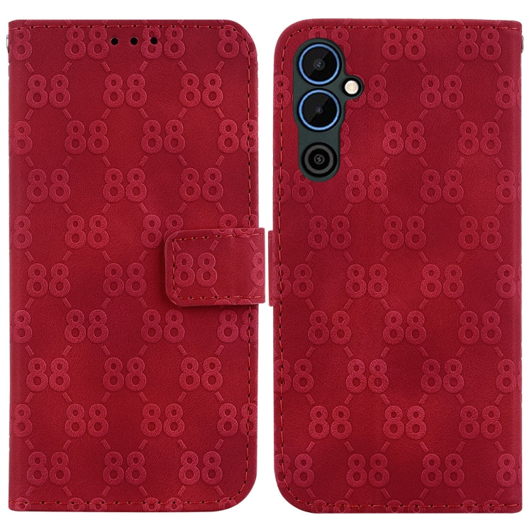Double 8-shaped Embossed Leather Phone Case, For Tecno Pova 5 Pro, For Tecno Pova Neo 3, For Tecno Pova 5, For Tecno Camon 20 Premier 5G, For Tecno Camon 20 Pro 5G, For Tecno Camon 20 Pro 4G / Camon 20, For Tecno Spark 10 5G                            ...