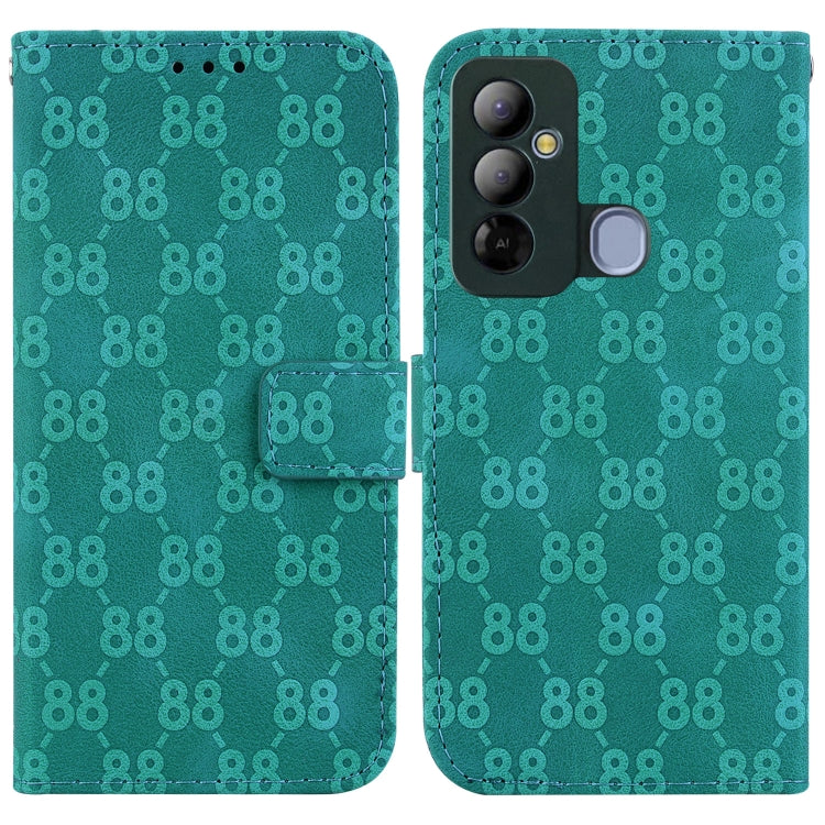 Double 8-shaped Embossed Leather Phone Case, For Tecno Pova 5 Pro, For Tecno Pova Neo 3, For Tecno Pova 5, For Tecno Camon 20 Premier 5G, For Tecno Camon 20 Pro 5G, For Tecno Camon 20 Pro 4G / Camon 20, For Tecno Spark 10 5G                            ...