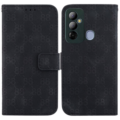 Double 8-shaped Embossed Leather Phone Case, For Tecno Pova 5 Pro, For Tecno Pova Neo 3, For Tecno Pova 5, For Tecno Camon 20 Premier 5G, For Tecno Camon 20 Pro 5G, For Tecno Camon 20 Pro 4G / Camon 20, For Tecno Spark 10 5G                            ...