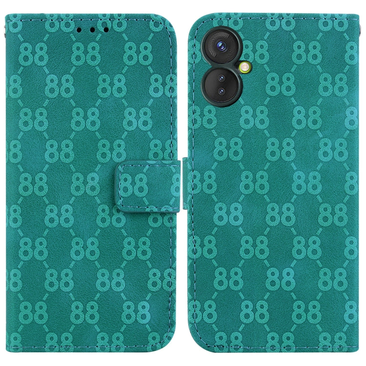 Double 8-shaped Embossed Leather Phone Case, For Tecno Pova 5 Pro, For Tecno Pova Neo 3, For Tecno Pova 5, For Tecno Camon 20 Premier 5G, For Tecno Camon 20 Pro 5G, For Tecno Camon 20 Pro 4G / Camon 20, For Tecno Spark 10 5G                            ...