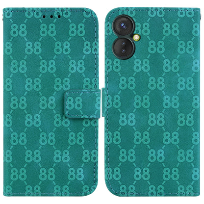 Double 8-shaped Embossed Leather Phone Case, For Tecno Pova 5 Pro, For Tecno Pova Neo 3, For Tecno Pova 5, For Tecno Camon 20 Premier 5G, For Tecno Camon 20 Pro 5G, For Tecno Camon 20 Pro 4G / Camon 20, For Tecno Spark 10 5G                            ...