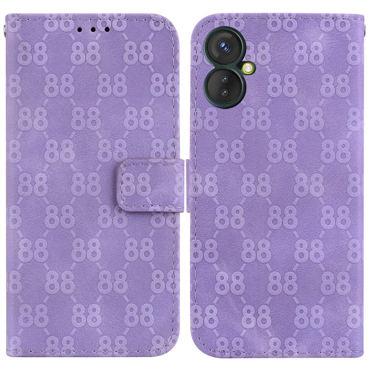 Double 8-shaped Embossed Leather Phone Case, For Tecno Pova 5 Pro, For Tecno Pova Neo 3, For Tecno Pova 5, For Tecno Camon 20 Premier 5G, For Tecno Camon 20 Pro 5G, For Tecno Camon 20 Pro 4G / Camon 20, For Tecno Spark 10 5G                            ...
