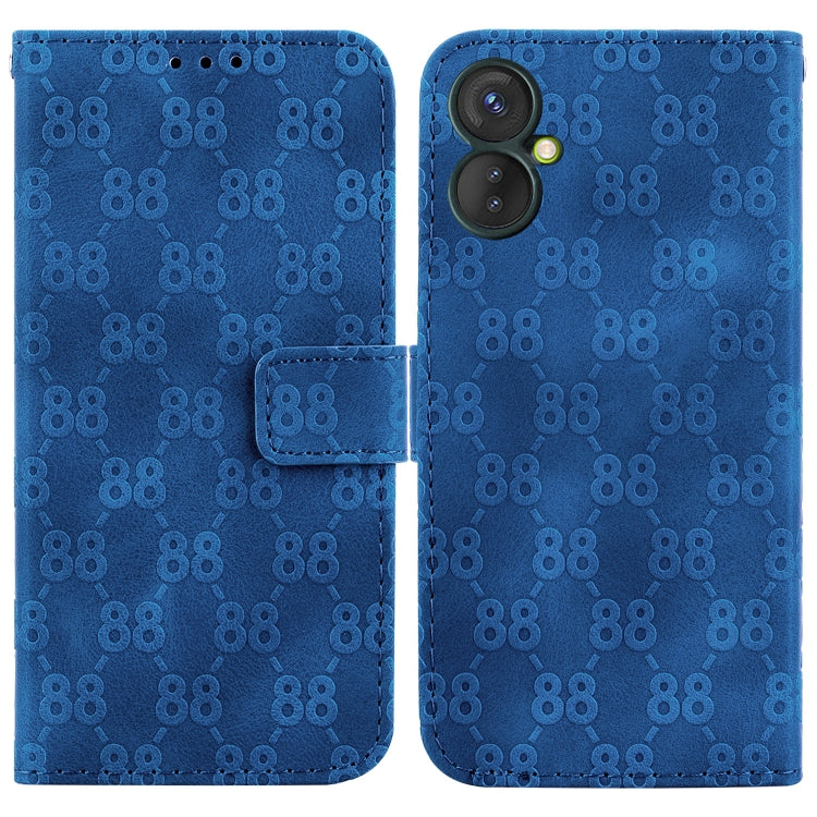 Double 8-shaped Embossed Leather Phone Case, For Tecno Pova 5 Pro, For Tecno Pova Neo 3, For Tecno Pova 5, For Tecno Camon 20 Premier 5G, For Tecno Camon 20 Pro 5G, For Tecno Camon 20 Pro 4G / Camon 20, For Tecno Spark 10 5G                            ...