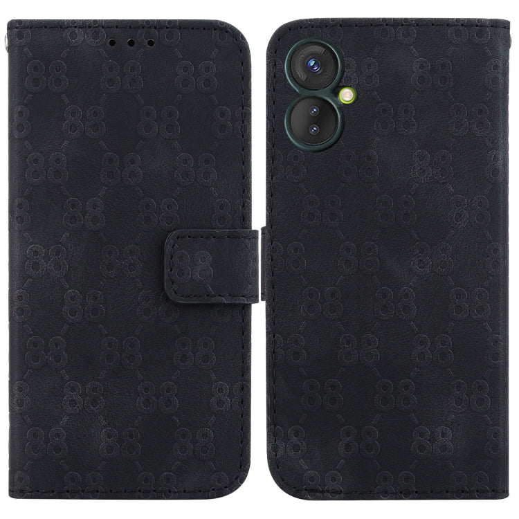 Double 8-shaped Embossed Leather Phone Case, For Tecno Pova 5 Pro, For Tecno Pova Neo 3, For Tecno Pova 5, For Tecno Camon 20 Premier 5G, For Tecno Camon 20 Pro 5G, For Tecno Camon 20 Pro 4G / Camon 20, For Tecno Spark 10 5G                            ...