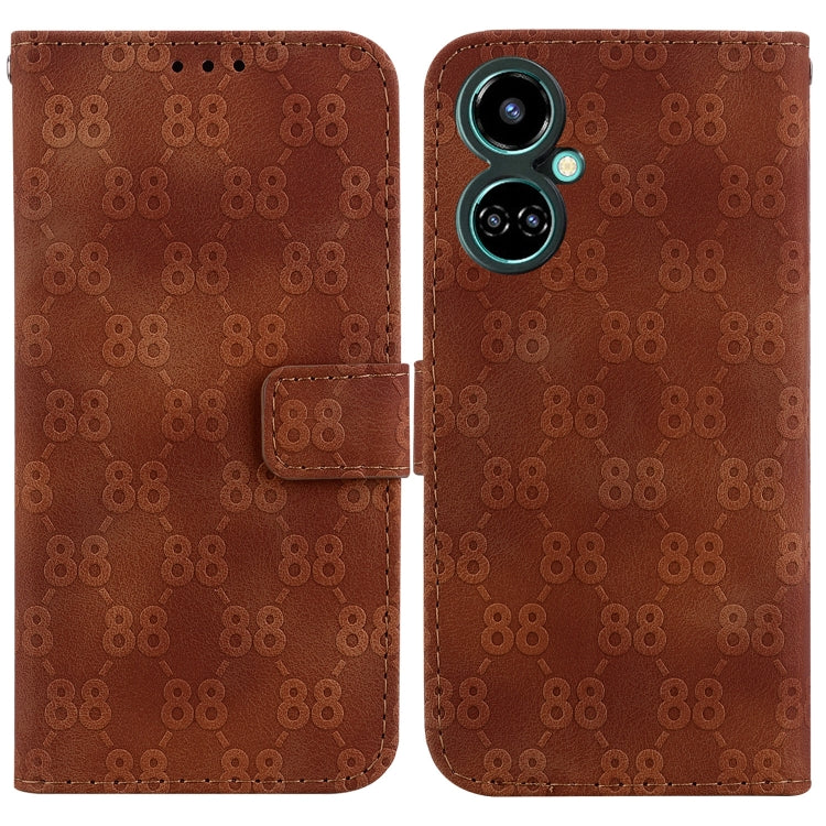 Double 8-shaped Embossed Leather Phone Case, For Tecno Camon 19, For Tecno Camon 19 Neo, For Tecno Pova 3 / LE7, For Tecno Camon 18i, For Tecno Spark Go 2022 / Spark 8C, For Tecno Spark 8 Pro, For Tecno Pova Neo / LE6, For Tecno Pop 5 LTE / BD4        ...