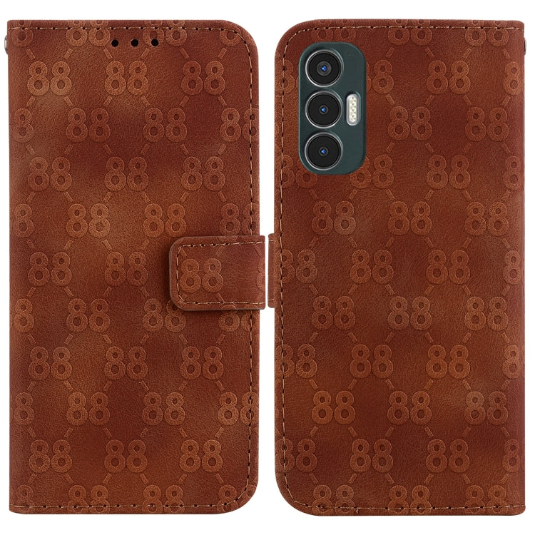 Double 8-shaped Embossed Leather Phone Case, For Tecno Camon 19, For Tecno Camon 19 Neo, For Tecno Pova 3 / LE7, For Tecno Camon 18i, For Tecno Spark Go 2022 / Spark 8C, For Tecno Spark 8 Pro, For Tecno Pova Neo / LE6, For Tecno Pop 5 LTE / BD4        ...