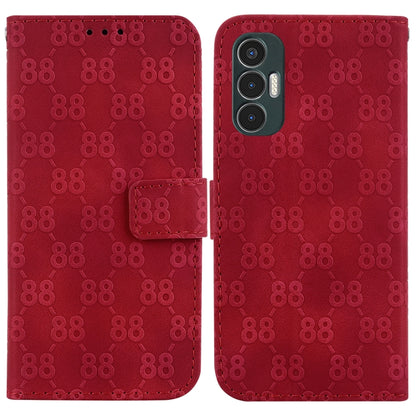 Double 8-shaped Embossed Leather Phone Case, For Tecno Camon 19, For Tecno Camon 19 Neo, For Tecno Pova 3 / LE7, For Tecno Camon 18i, For Tecno Spark Go 2022 / Spark 8C, For Tecno Spark 8 Pro, For Tecno Pova Neo / LE6, For Tecno Pop 5 LTE / BD4        ...